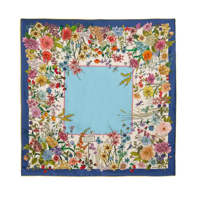 Echo Summer Bounty Silk Square Scarf 