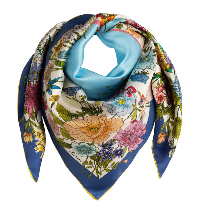 Echo Summer Bounty Silk Square Scarf 