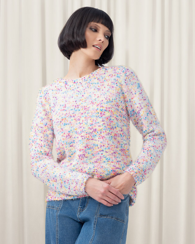 Elena Wang's Confetti Sweater