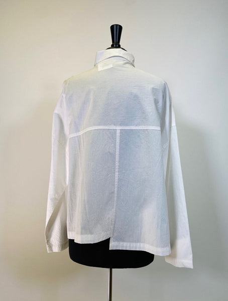 Eleven Stitch Design Gerties Right Drop Shirt in Chalk
