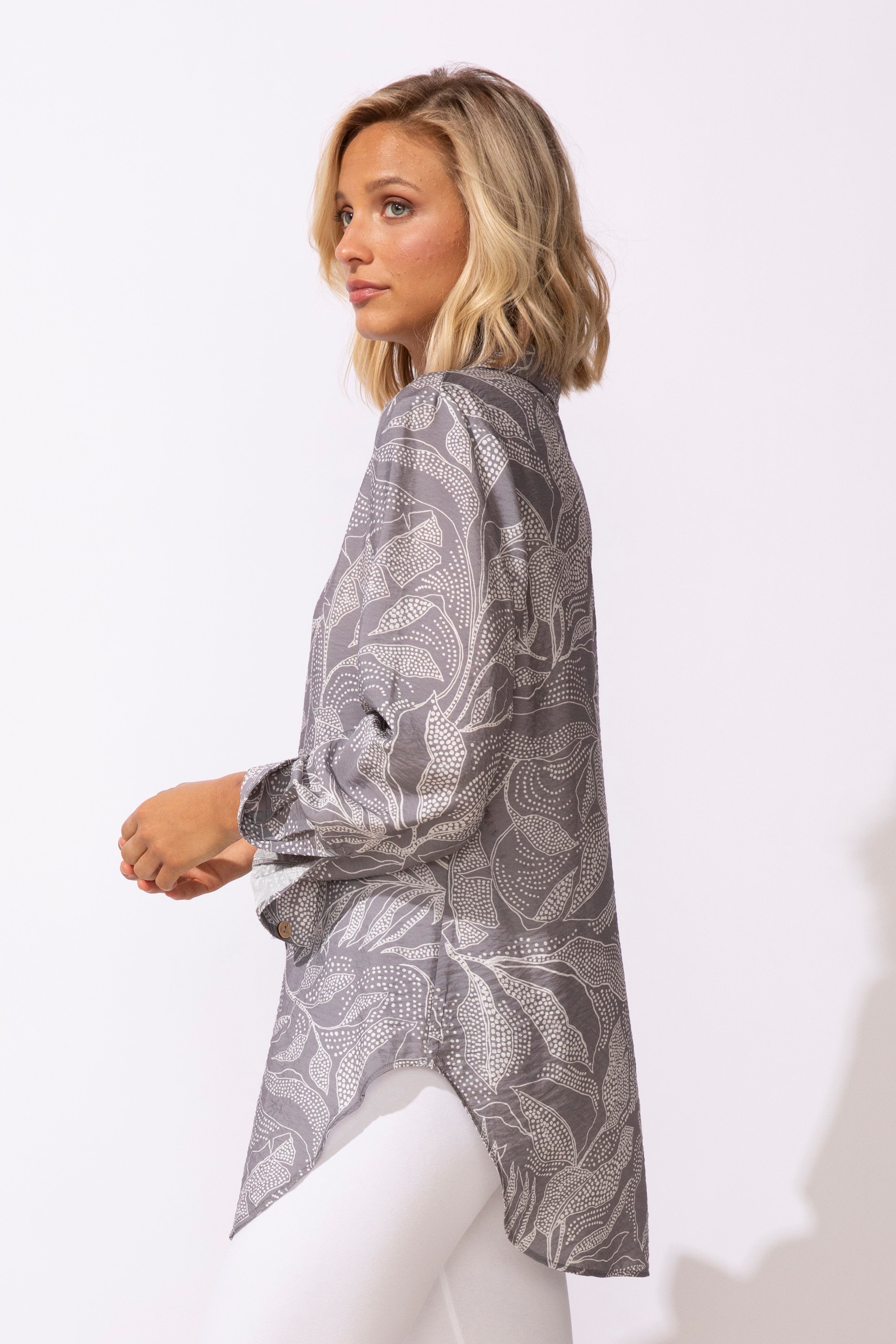 Escape's Regatta Rayon Leaves Beach Shirt