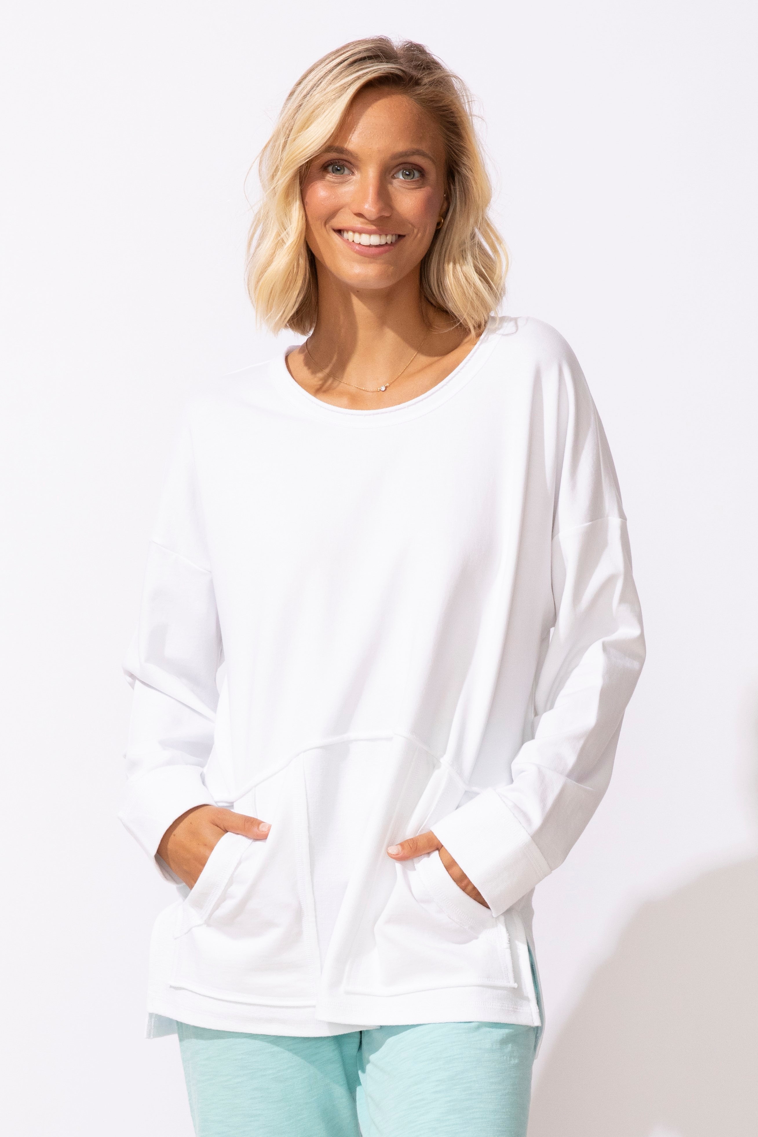 Escape by Habitat Unwind Tunic in White