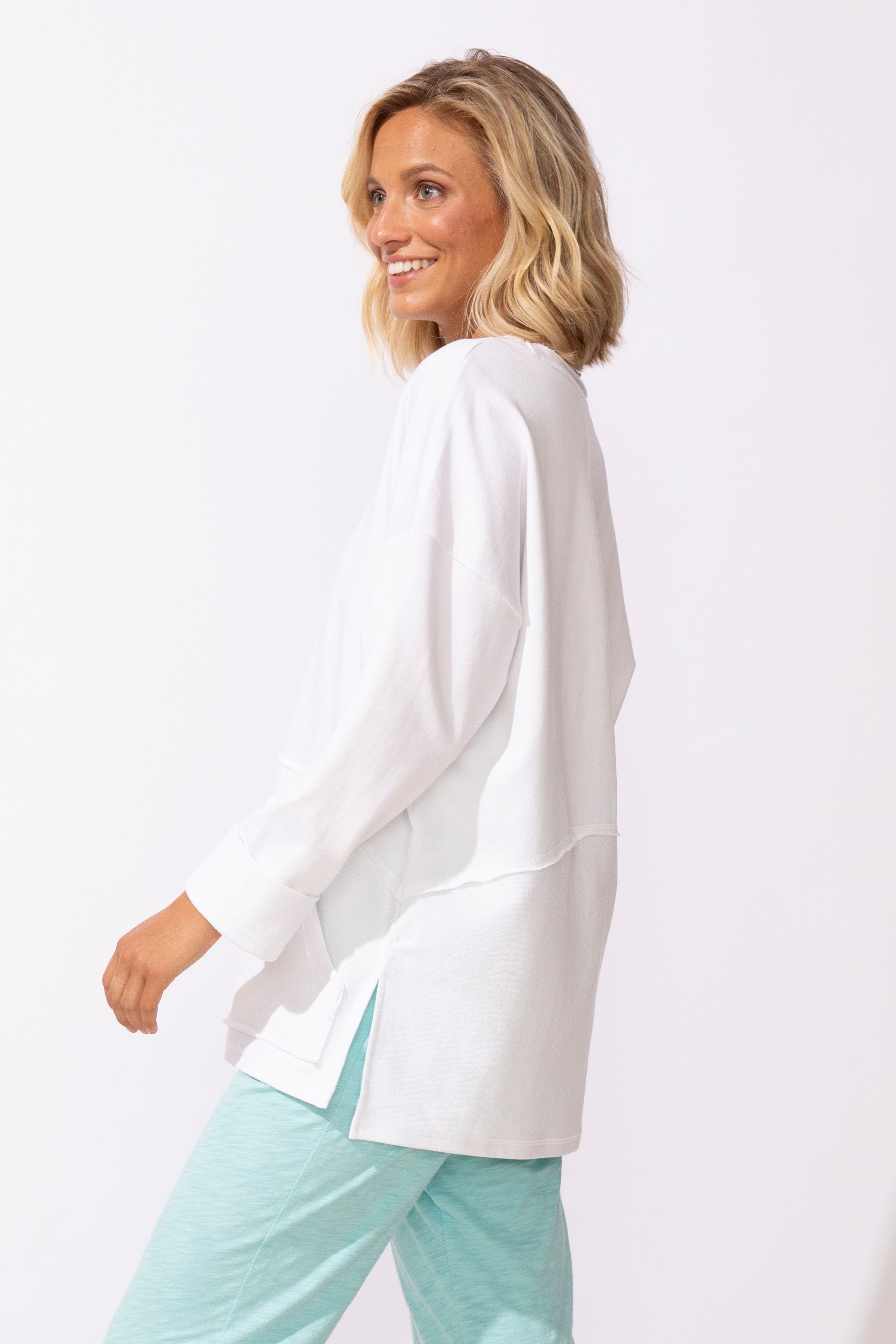 Escape by Habitat Unwind Tunic in White