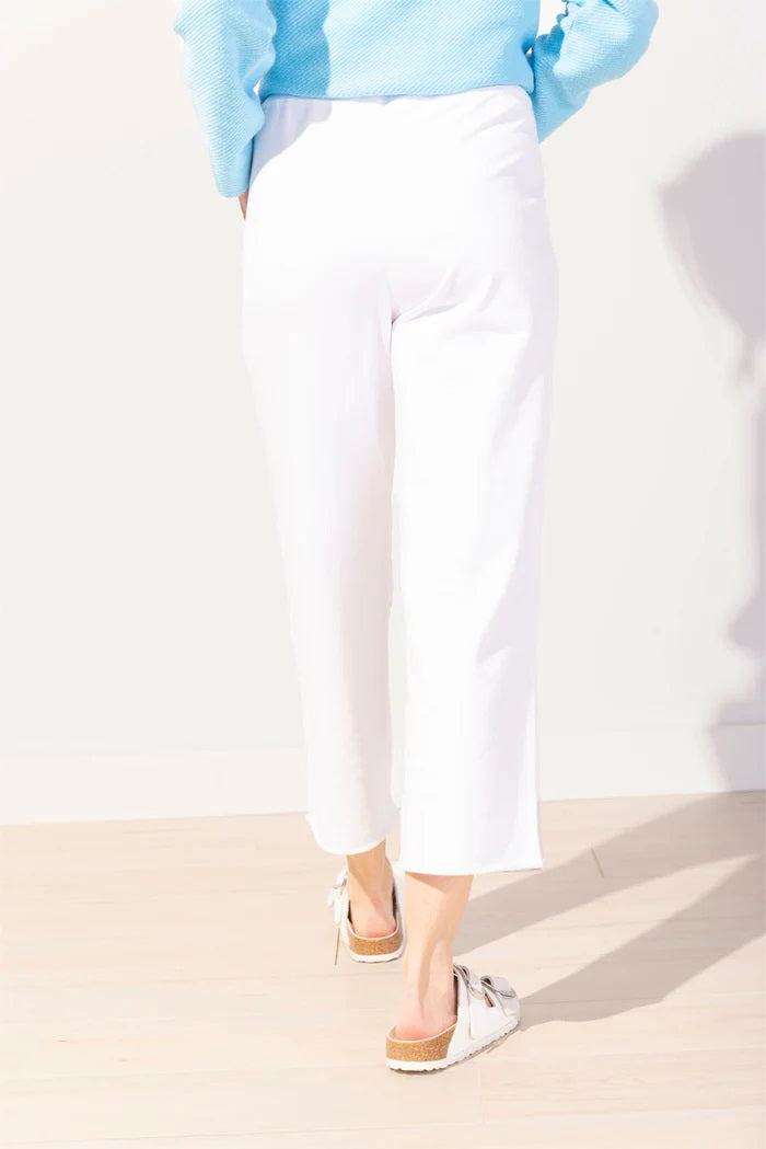 Escape Ocean Front Terry Easy Breezy Pant in White