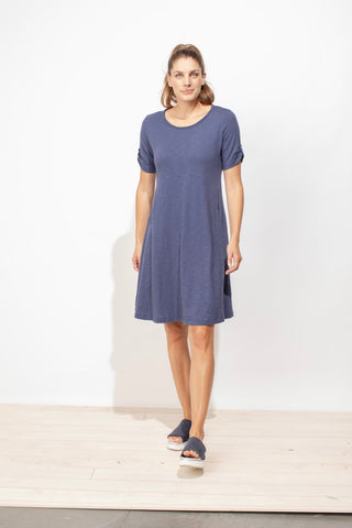 Escape by Habitat's Button Tab Pocket Dress in Navy