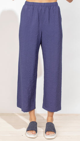 Escape by Habitat's Crinkle Easy Pant in Navy