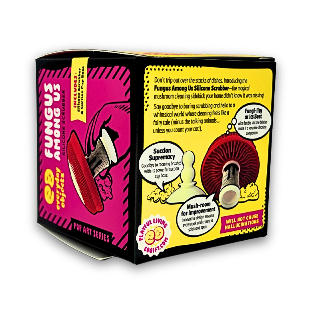 Fungus Among Us Silicone Mushroom Scrubber