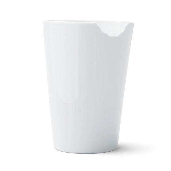 Porcelain Cup with Bite Mark