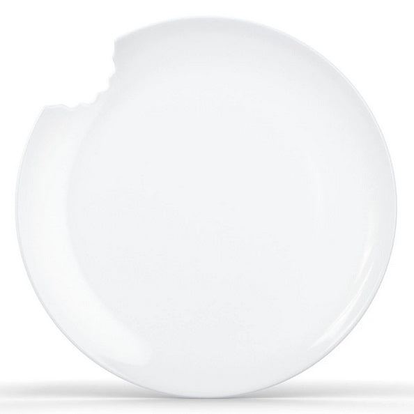 Dessert Plate with Bite Mark