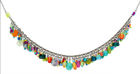 Firefly Jewelry Confetti Necklace / Multicolor