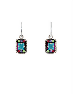 Mini Duchess Small Multicolor Rectangle Earrings