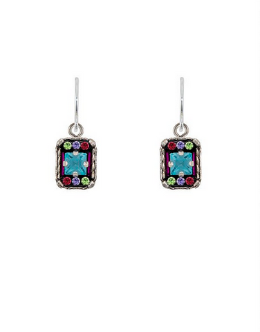 Mini Duchess Small Multicolor Rectangle Earrings