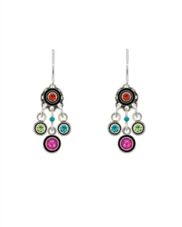 Bubbly Multicolored Earrings