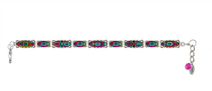 Firefly Jewelry Baguette Multicolor Oval Bracelet