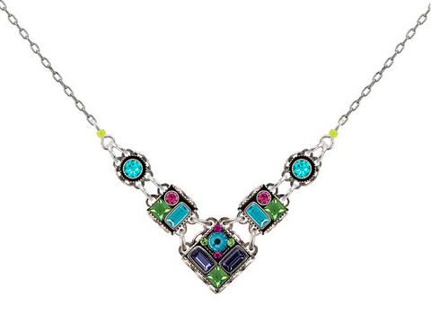 Firefly Jewelry Architectural Light Turquoise Gemstone Necklace