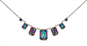 Firely jewelry Duchess Multicolor Rectangles Necklace