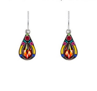 Small Drop Multicolor Earrings