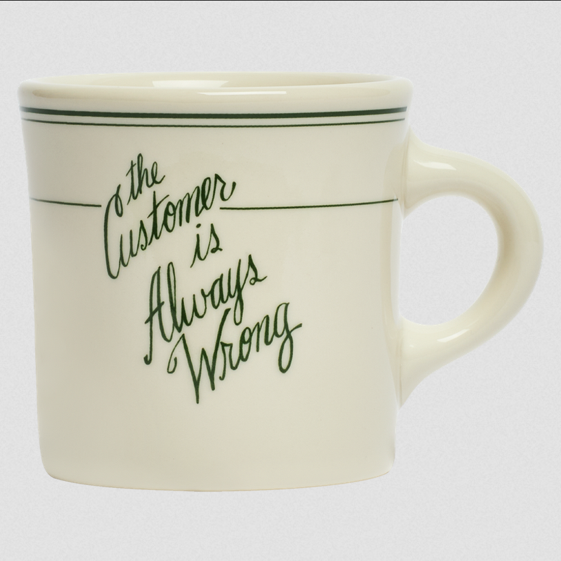 FishsEddy Customer is Always Wrong Mug