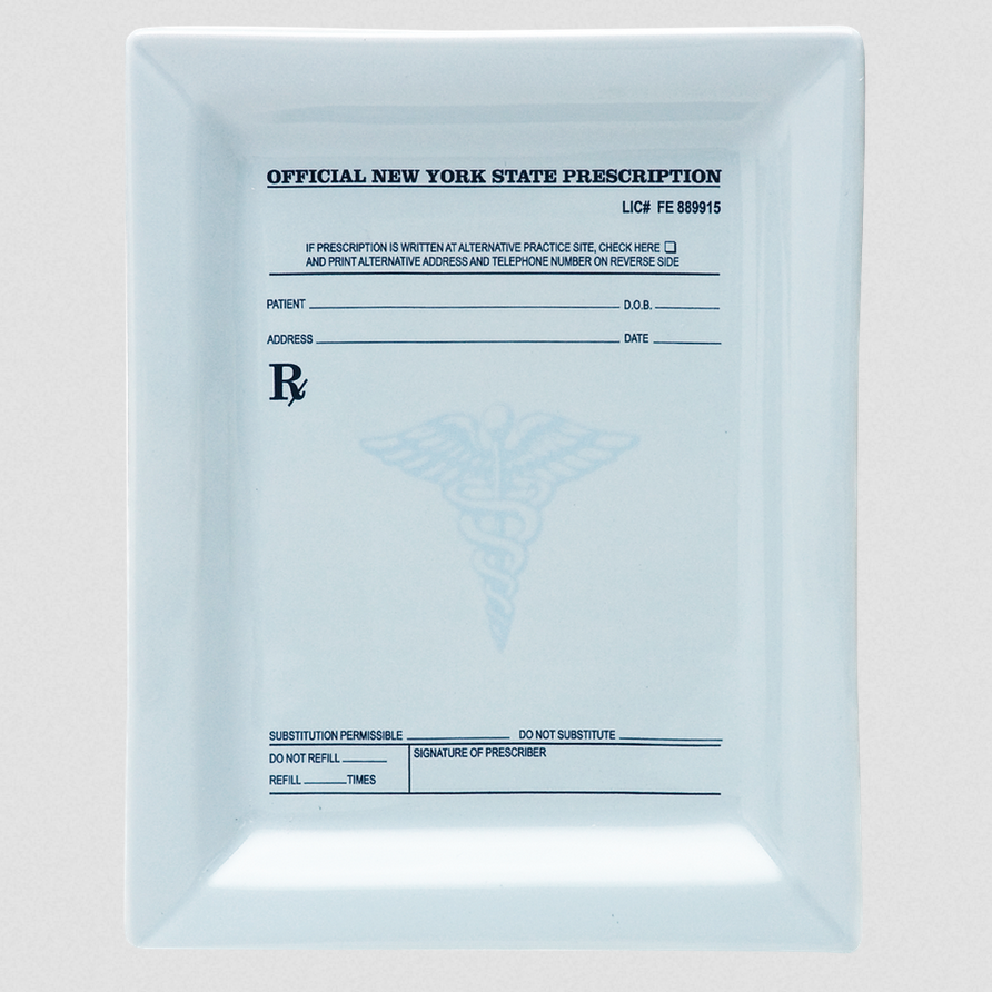 Fish Eddy's Prescription Tray 