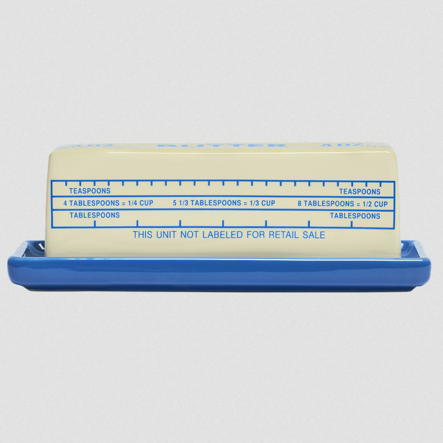 Fishs Eddy Butter Stick Butter Dish