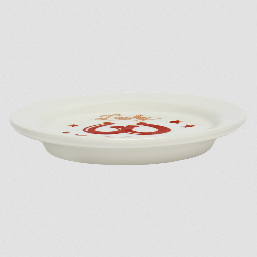 Fishs Eddy Lucky You Plate