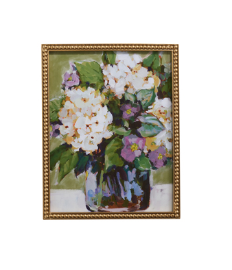 Hydrangea Vase Framed Wall Art