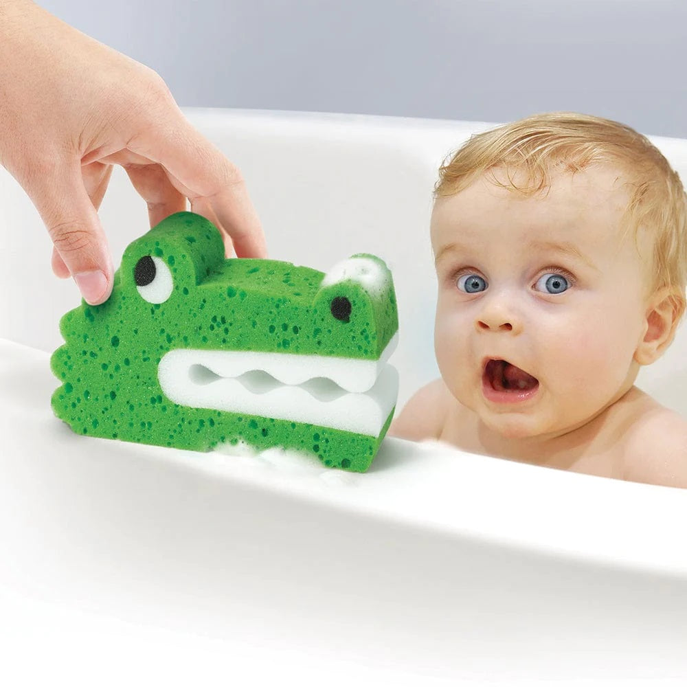 Bath Biters Kids Bath Sponge / Crocodile