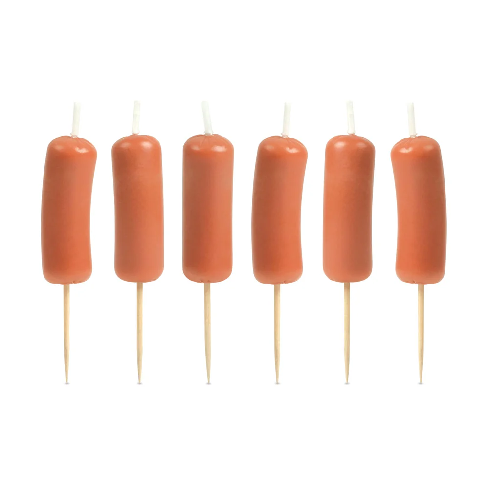Sausage Party Birthday Candle