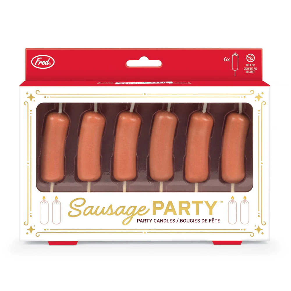 Sausage Party Birthday Candle