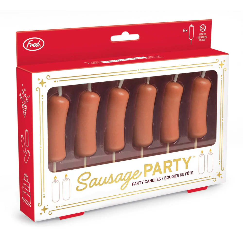 Sausage Party Birthday Candle