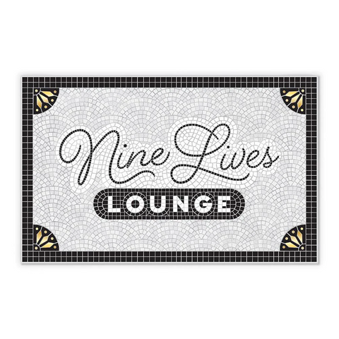 Fred Howligans Pet Placemat / Nine Lives Lounge