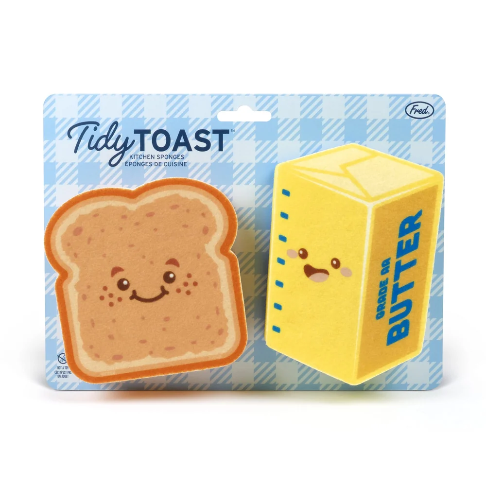 Tidy Toast Kitchen Sponges