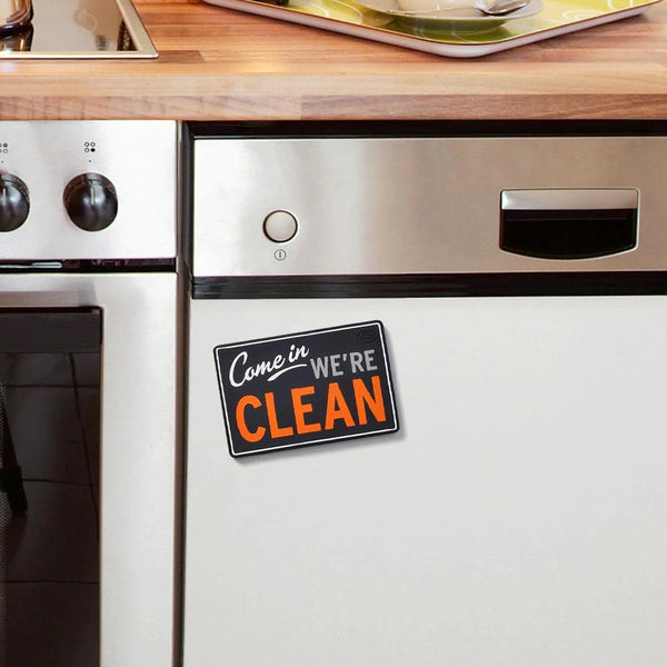 FlipSide "Come In" Dishwasher Sign