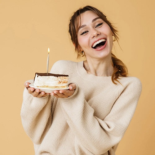 Lit Candles / Set of 8