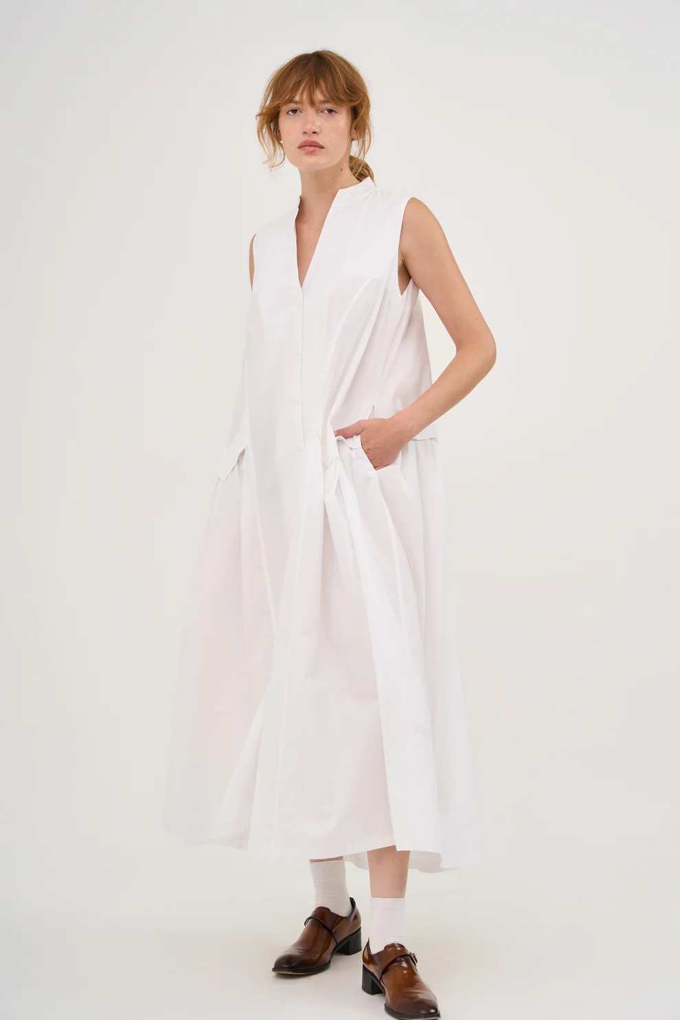 Gershon Bram's Jade Dress in White