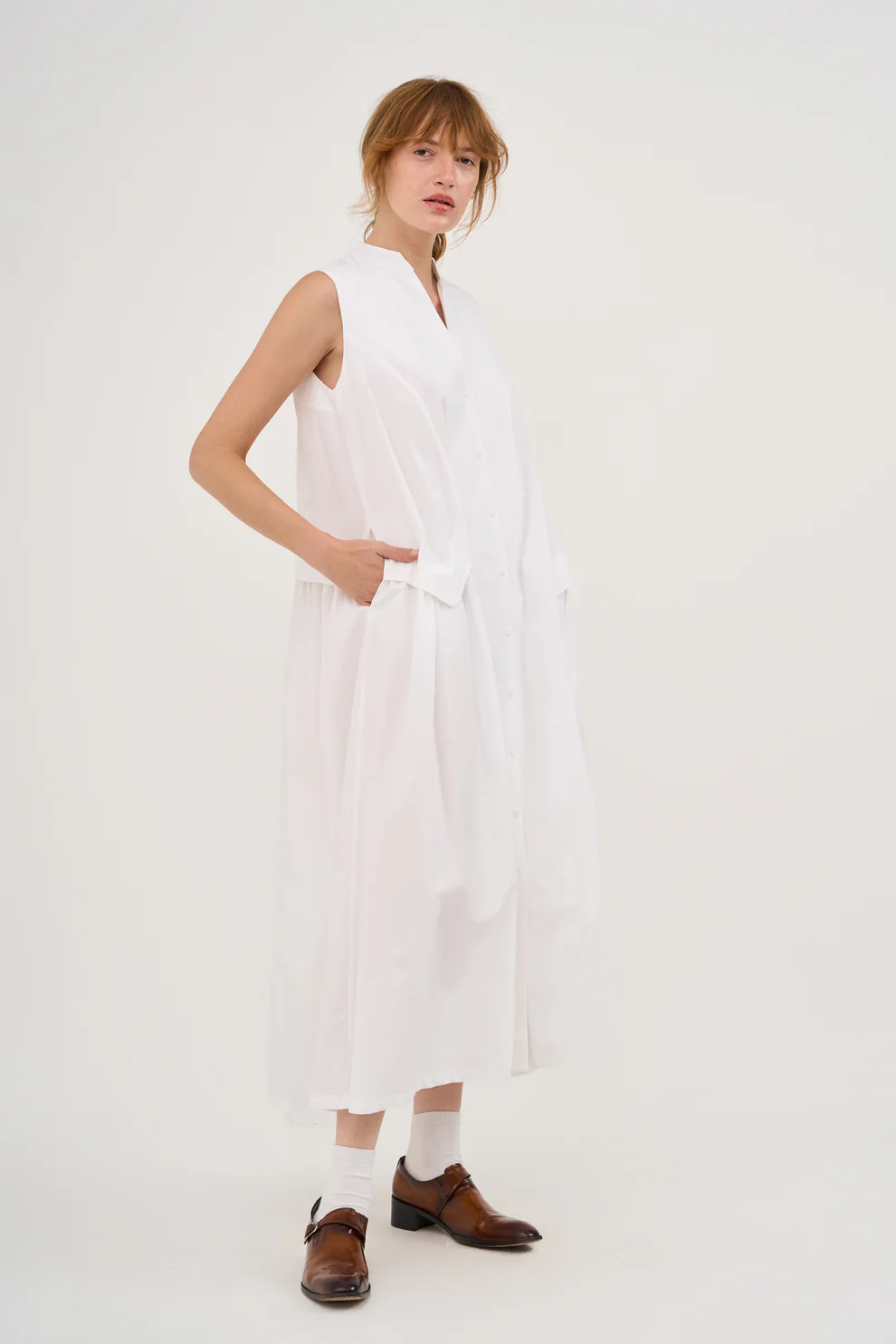 Gershon Bram's Jade Dress in White