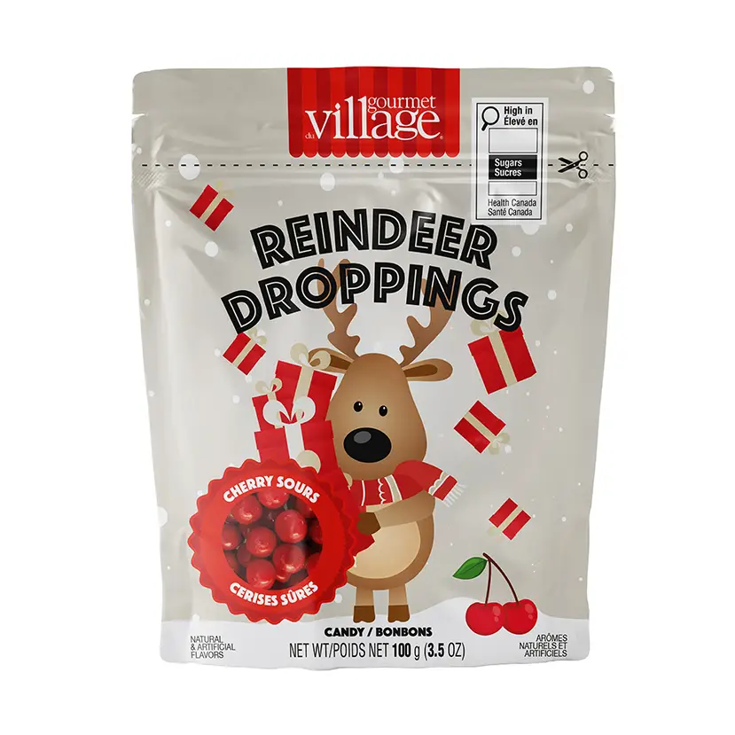 Cherry Sour Reindeer Droppings Candy