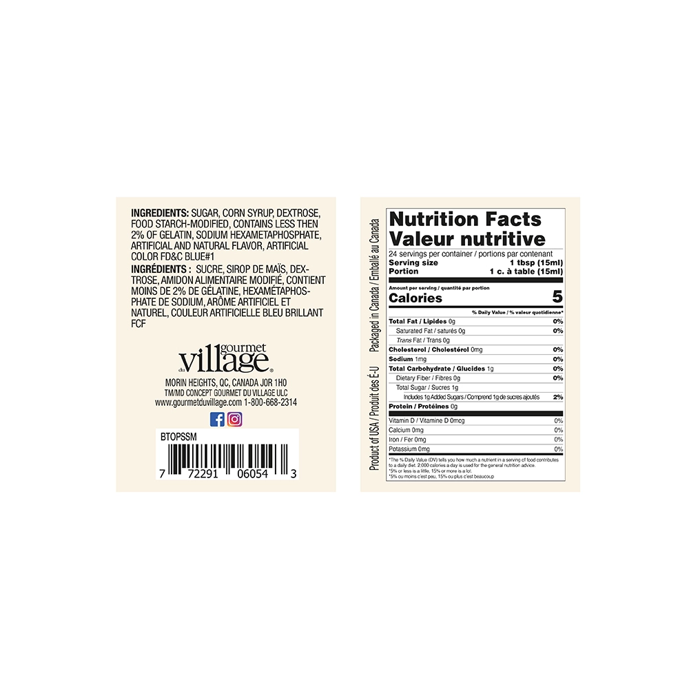 Snowman Poop Marshmallow Topping