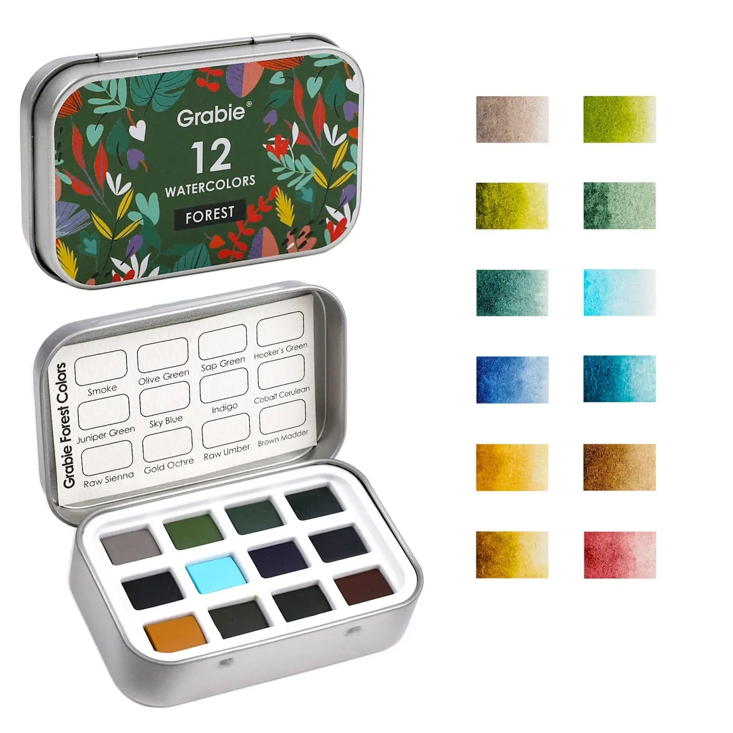 Grabie Themed Watercolor Pocket Set Forest