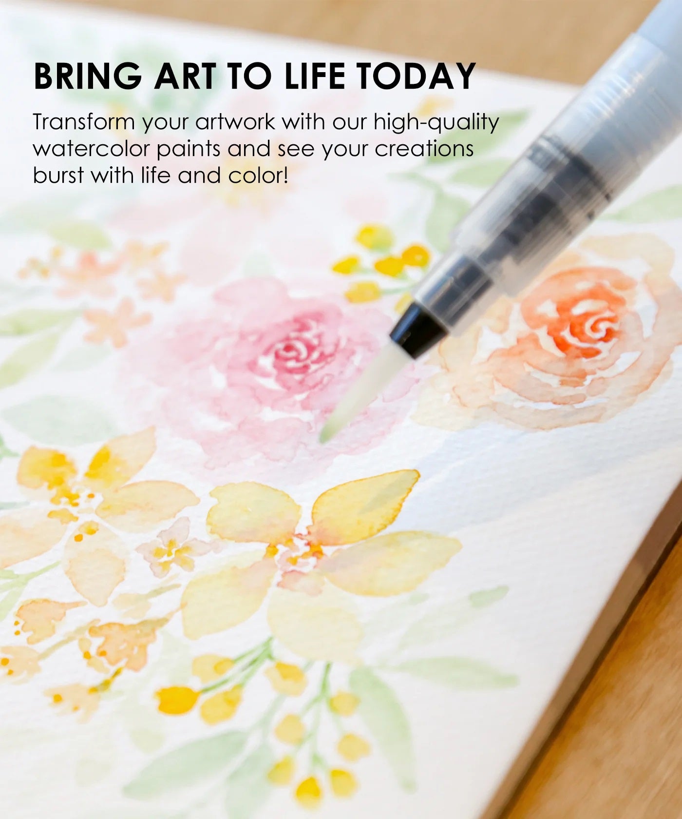 Watercolor Pocket Set of 12 with Brush / Click for Selection