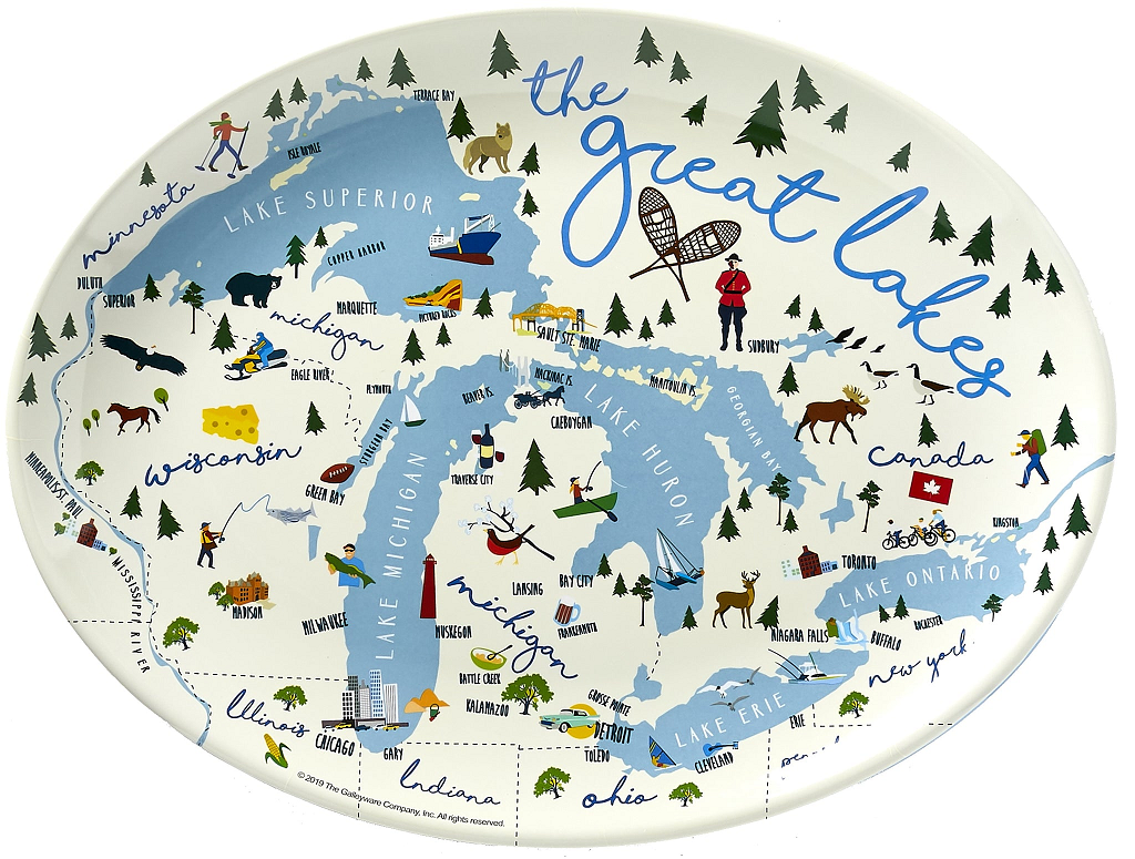 Great Lakes 16" Oval Platter