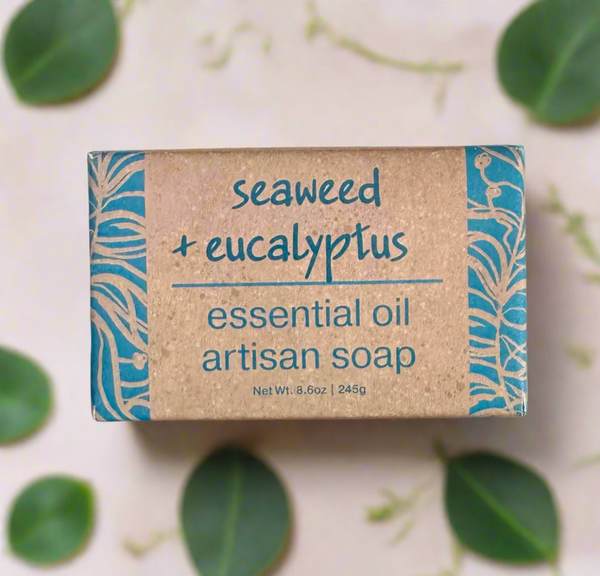 Greenwich Bay Trading Co 8oz Essential Oil Bar Soap Seaweed Eucalyptus