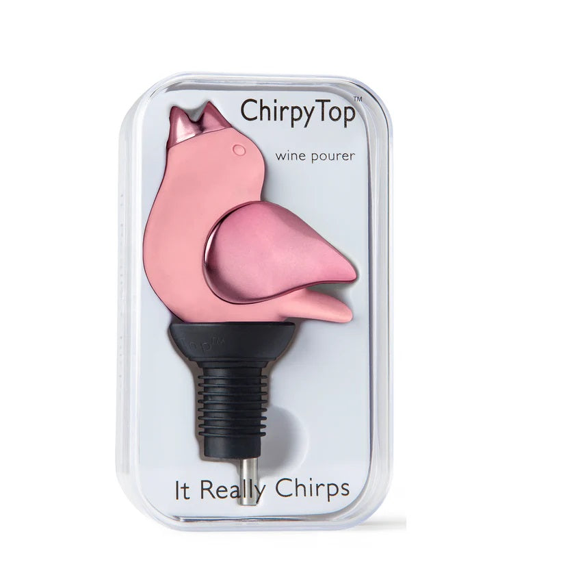 ChirpyTop Wine Pourer / Pink & Rose