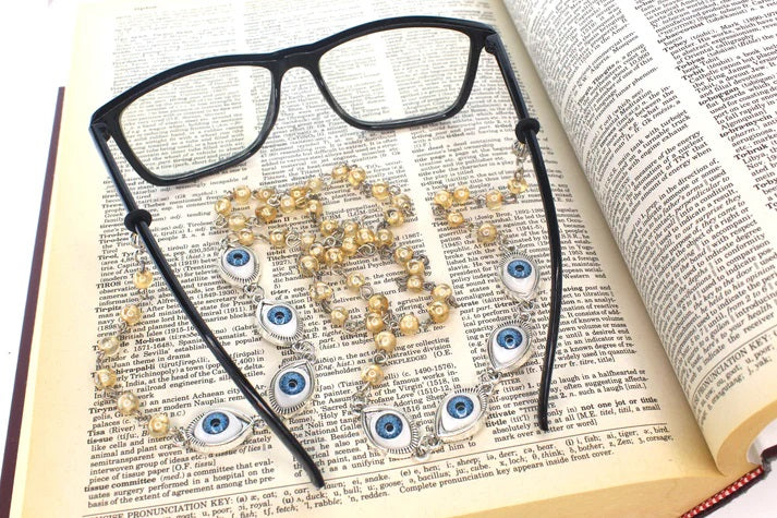 Evil Eye Glasses Chain / Click for Colors