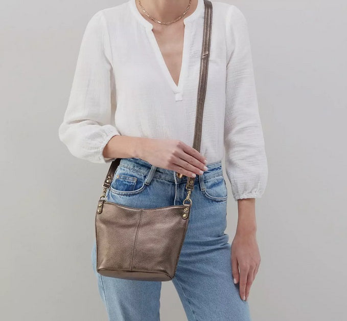Pier Small Crossbody in Pewter