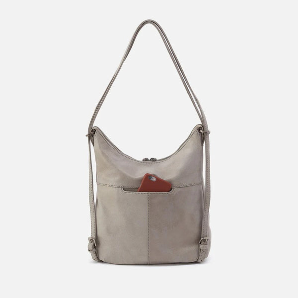 Merrin Convertible Backpack in Granite Grey