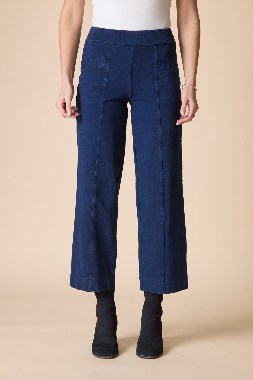 The Angled Pocket Flood Pant from Habitat in Denim