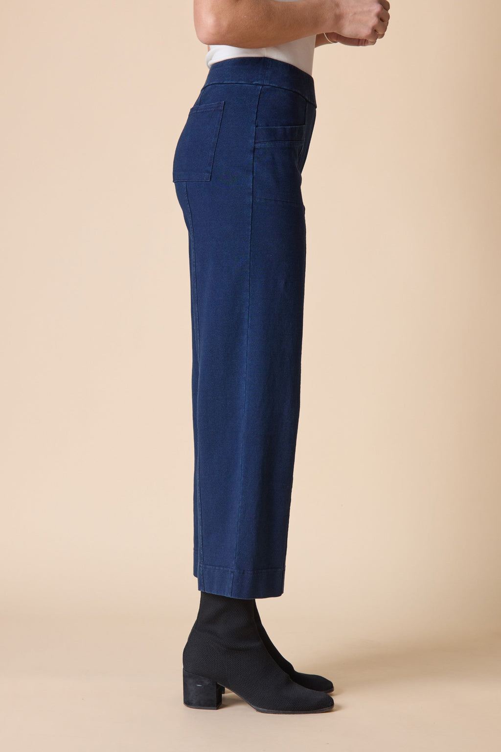 The Angled Pocket Flood Pant from Habitat in Denim