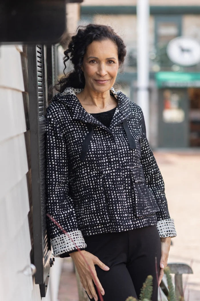 Habitat Autumn Check Cargo Hoodie