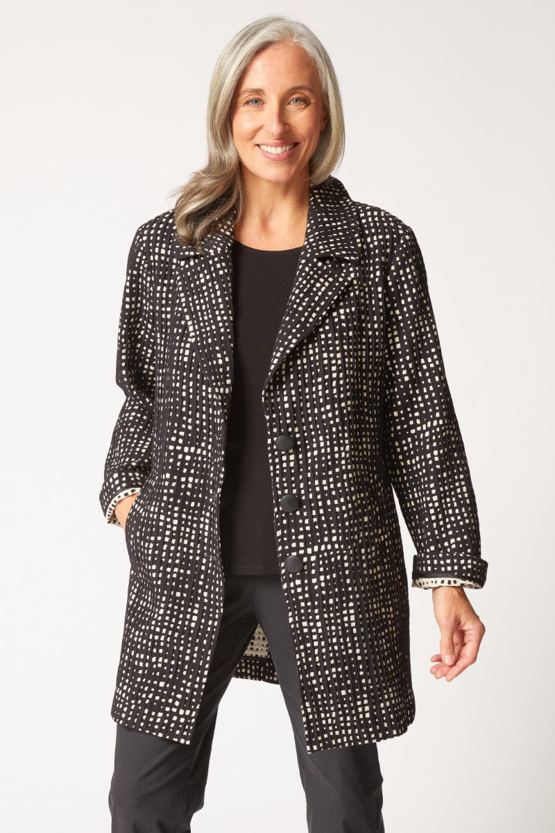 The Autumn Check Paris Car Coat from Habitat